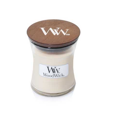 Ароматична свічка з ароматом чистої ванілі Woodwick Mini Vanilla Bean 85 г Ароматична свічка з ароматом чистої ванілі Woodwick Mini Vanilla Bean 85 г